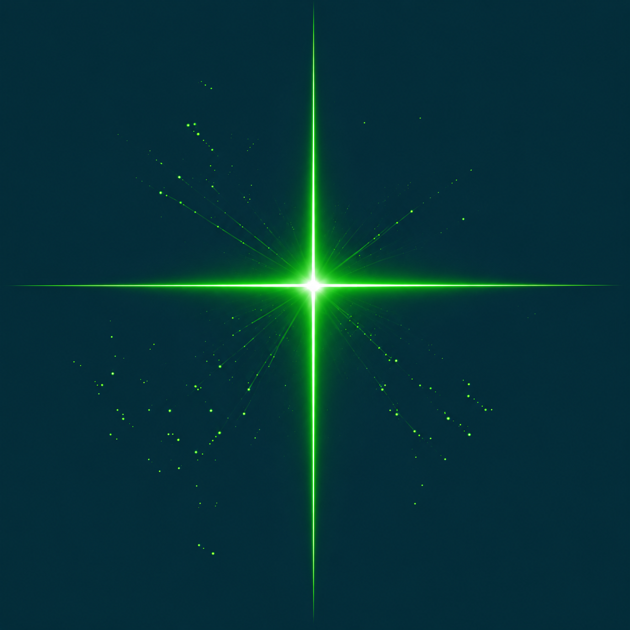 Green X back 0c343d